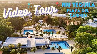 Hotel RIU TEQUILA  All Inclusive Playa del Carmen México Video Tour [upl. by Thorlay]