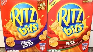 Ritz Bits Peanut Butter and Pizza Review [upl. by Edison]