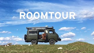 Kleine Roomtour  UAZ Buchanka vom Kastenwagen zum DIY Camper [upl. by Yajet]