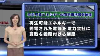 東芝の住宅用太陽光発電システム2013 （事例編） [upl. by Lamrert]