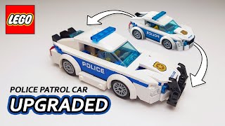 Upgrade your regular LEGO police patrol car 60239 tutorial [upl. by Cavill]