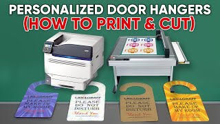 How to Print and Cut Door Hangers Personalized [upl. by Henriette]