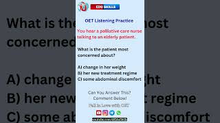 Edu Skills OET  Listening Practice  Boost Your Score  OET Made Easy [upl. by Mace]