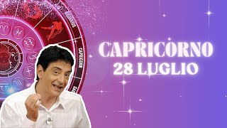 Capricorno ♑️ Loroscopo di Paolo Fox  28 Luglio 2024  Impulsivi e nervosi con la Luna ostile [upl. by Yreneh]