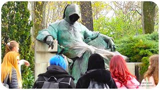 Anonymous Statue Vajdahunyad Castle  Budapest Hungary [upl. by Albin25]