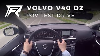 2017 Volvo V40 D2  POV Test Drive [upl. by Aniala]