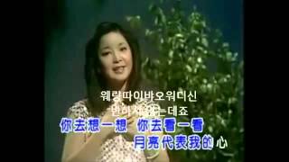 월량대표아적심 月亮代表我的心  첨밀밀 OST 등려군 鄧麗君 [upl. by Sadnak]