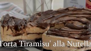 TORTA TIRAMISU alla NUTELLA [upl. by Daniala]