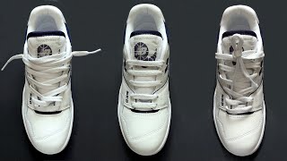 3 NEW WAYS HOW TO LACE NEW BALANCE 550 [upl. by Dlanod]