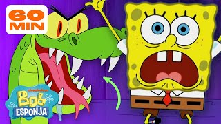 ¡1 hora de lo mejor de la temporada 6 de Bob Esponja Parte 1  Nickelodeon en Español [upl. by Bill]