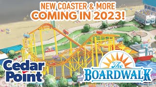 Cedar Point Boardwalk Analysis  New for 2023 Wild Mouse Grand Pavilion and More [upl. by Samale805]