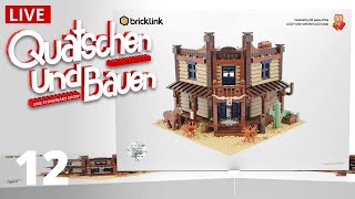 LEGO Livestream ADP Wild West Saloon bauen mit dem Designer  Quatschen amp Bauen 12 LIVE [upl. by Liamsi]