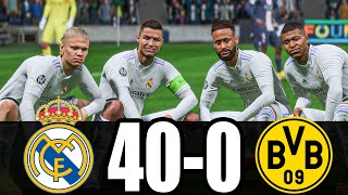 MESSI RONALDO NEYMAR amp MBAPPE  ALL STARS  REAL MADRID 400 BORUSSIA DORTMUND [upl. by Arok]