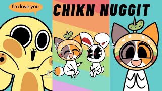 Funny chikn nuggit TikTok animation compilation April 2021 FULL  chickn nuggit compilation [upl. by Ninel677]