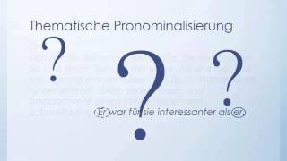 VIDEO 6 Pronominalisierung [upl. by Sllew]