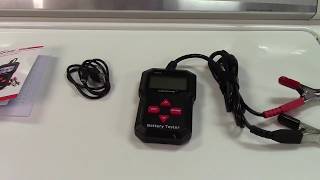 KONNWEI KW210 12V Car Battery Tester Review [upl. by Andaira376]