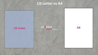 Paper sizes A4 vs US Letter [upl. by Yelah]