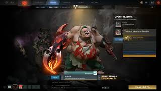 Dota 2 Pudge  Immortal Hook 【The Abscesserator】『The International 10  Treasure I』 [upl. by Onileva]