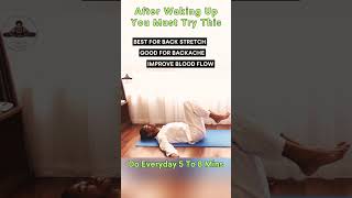 Reduce Backache Reclaim Morning Energy  morningyoga morningstretch yoga [upl. by Bricker39]