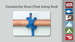 Constrictor Knot Rope End Method  How to Tie a Constrictor Knot Rope End Method [upl. by Namlaz]