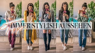 8 TIPPS um IMMER STYLISH auszusehen  So sieht dein Outfit immer gut aus [upl. by Ronyam]