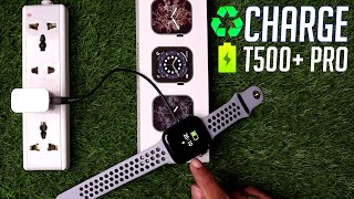 How To Charge T500 Plus Pro Smart Watch [upl. by Keel]