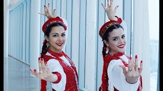 Traditional TajikPamiri Dance Gul Ba Ruit  Nilofar and Amyna [upl. by Vidovik]