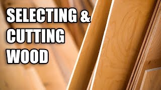 Selecting amp Cutting Wood on a Budget Money Saving Hacks for Woodworking Part 5 [upl. by Ahsirak]