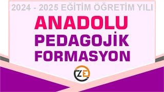 AÖF Anadolu Üniversitesi 2024 PEDAGOJİK FORMASYON EĞİTİMİ SERTİFİKA PROGRAMI BAŞVURULARI [upl. by Varhol]