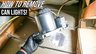 How To Remove And Replace Can Light From Ceiling Recessed Lighting Part 1 [upl. by Gemini]