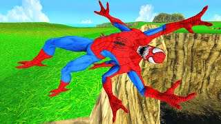 SpiderMan Doppelganger Ragdolls Jumps amp Falls GMOD Episode 60 [upl. by Adele]