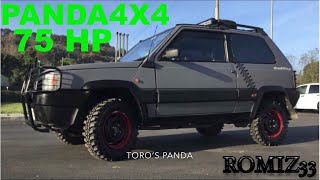 Panda 4x4 EXTREEM upgrade motore punto 75CV [upl. by Armelda]