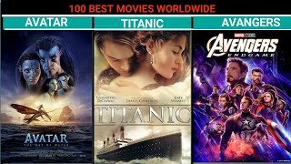 Top 100 Biggest Box Office Movies Of All Time [upl. by Esoryram]