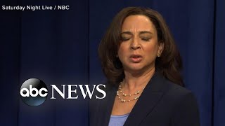 Maya Rudolphs best ‘SNL’ moments as Kamala Harris [upl. by Aniuqahs]