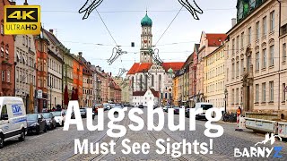 Augsburg Germany 4K [upl. by Dnalrah]