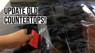 How to update a countertop with dcfix selfadhesive films [upl. by Nemzaj396]