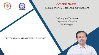 Lecture 42 Mean Field Theory [upl. by Ezzo]