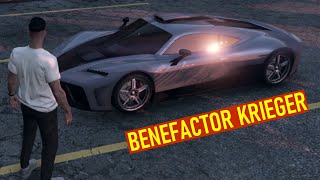 Finding Location of EXOTIC Car BENEFACTOR KRIEGER SUPER  GTA 5 Online Los Santos Tuners [upl. by Anirbes]