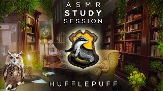 Hufflepuff 🌻 Study Session 📚 ASMR ⋄ Hogwarts ⚡ Harry Potter Inspired Ambience ⋄ Soundscape [upl. by Frissell]