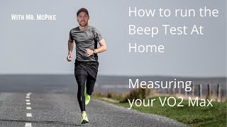 How To Run The Beep Test At Home Measuring Your VO2 Max [upl. by Eintihw]