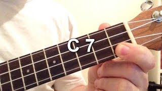 How to play C 7 chord on the ukulele [upl. by Ray]