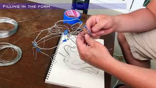 Wire Sculpture Tutorial [upl. by Jordanson]