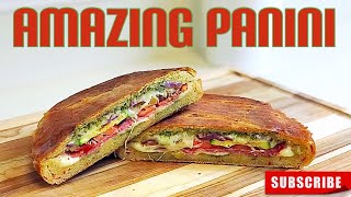 Best Panini 😋 Italian Panini Sandwich recipe 🇮🇹 [upl. by Anicart391]