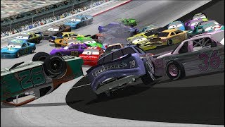 Can I Recreate The Dinoco 400 Cars Big One quotDinocos All Minequot Part 3  NR2003 LIVE STREAM EP305 [upl. by Nolyarb]