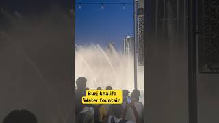 Burjkhalifa water fountain beautiful view YouTube power shayari shorts ytshorts uae burjkhalifa [upl. by Remark]