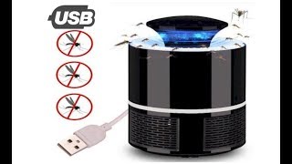 USB Mosquito Killer  Lamp Does it work Full test and UV check [upl. by Nylrac]