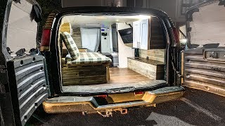 Stealth Tiny House Camper  DIY Cargo Van Conversion Explained [upl. by Renell]