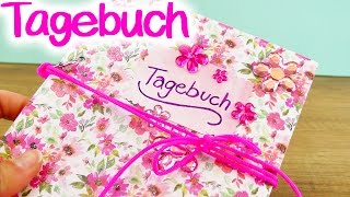 DIY Inspiration Challenge 99  Tagebuch selber machen  Kathis Challenge  DIY Idee [upl. by True]