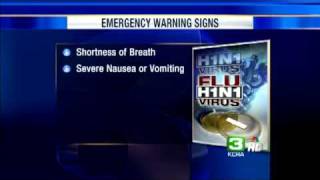 Warning Signs Of H1N1 Virus [upl. by Nnylannej]