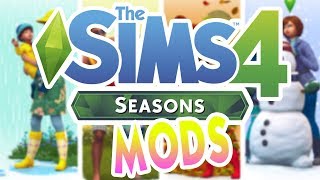 SEASONS MODS YOU NEED IN YOUR GAME The Sims 4 Mod Review [upl. by Eimaral]